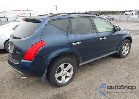 2004 Nissan Murano Sl из США, поврежденный, VIN JN8AZ08W34W340866